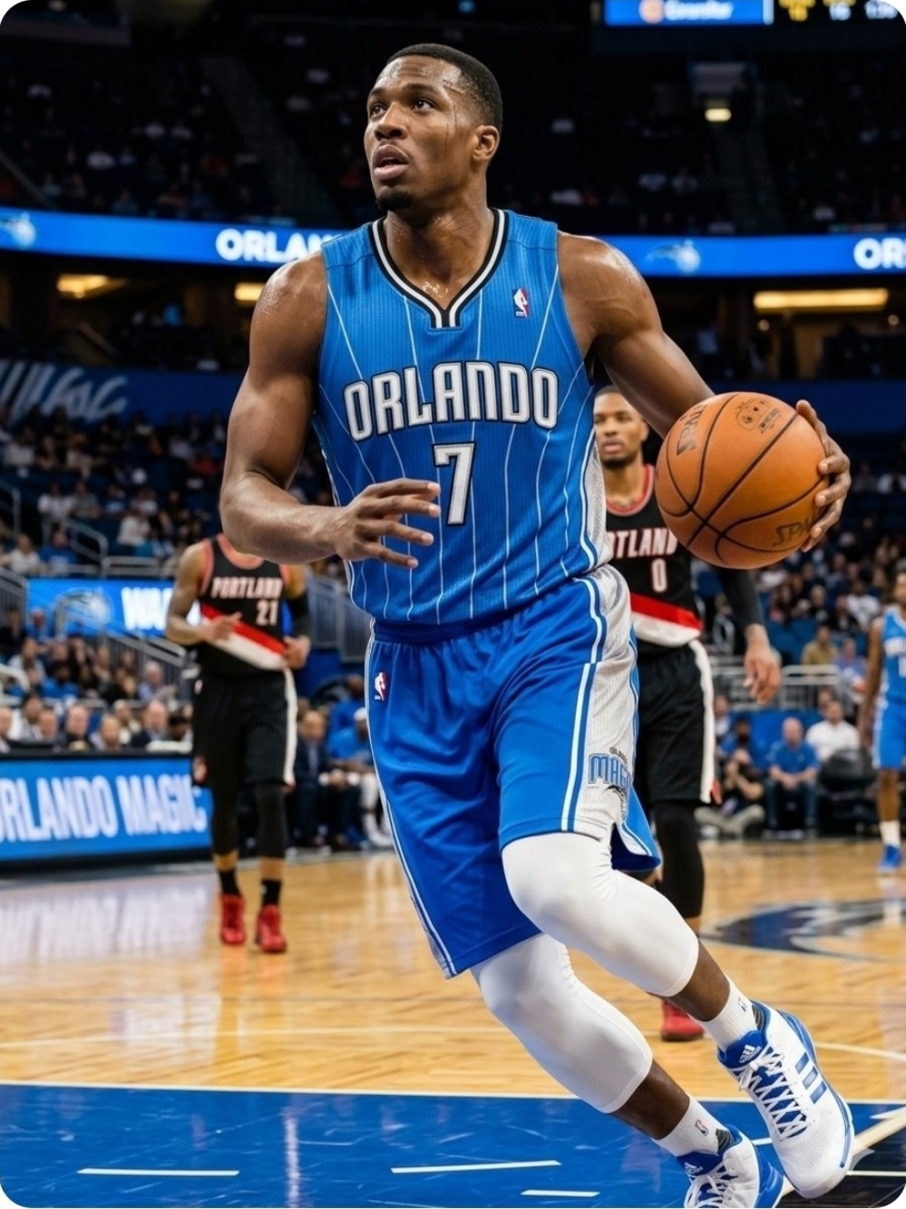 adidas Orlando Blue Basketball Jersey - Team Replica